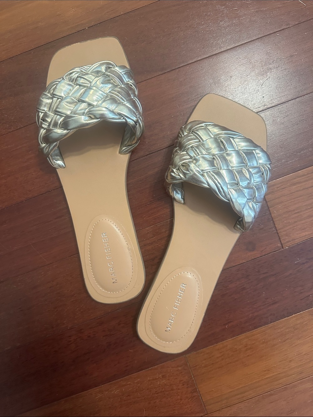Marc Fisher Braided Slide Sandals